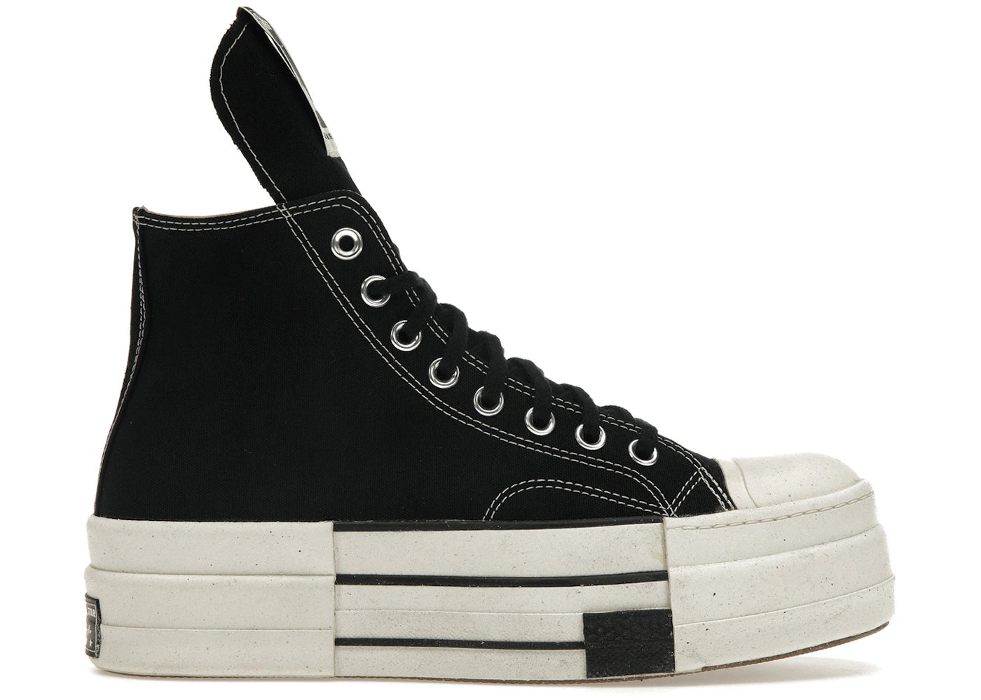 Converse DRKSHDW Chuck Taylor All Star DBL DRKSTAR Hi-Rick Owens DRKSTAR Black