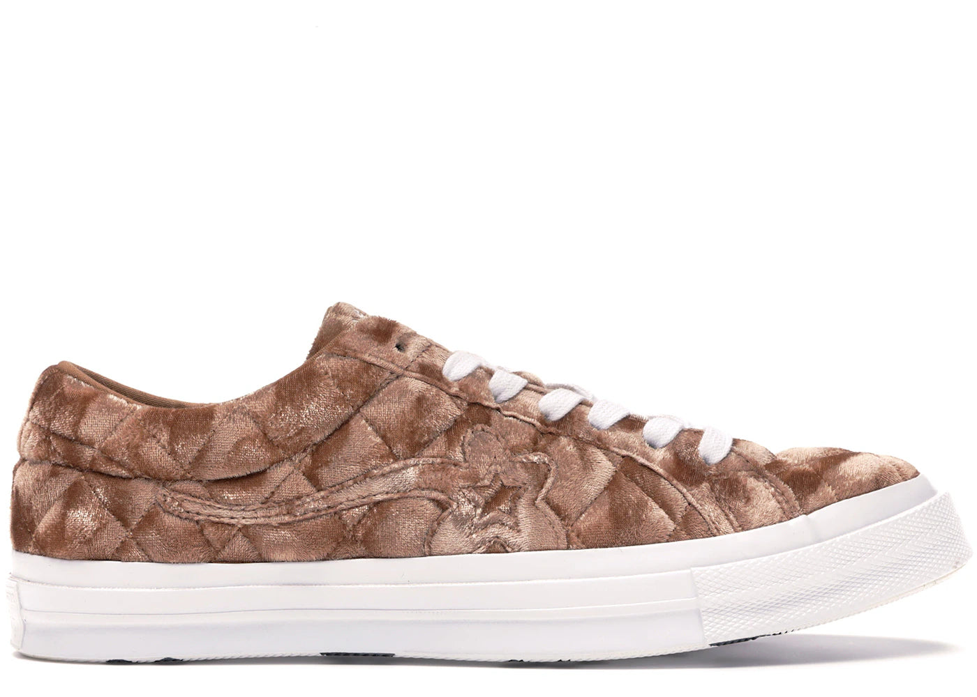 Converse One Star Ox-Golf le Fleur TTC Quilted Velvet Brown Sugar