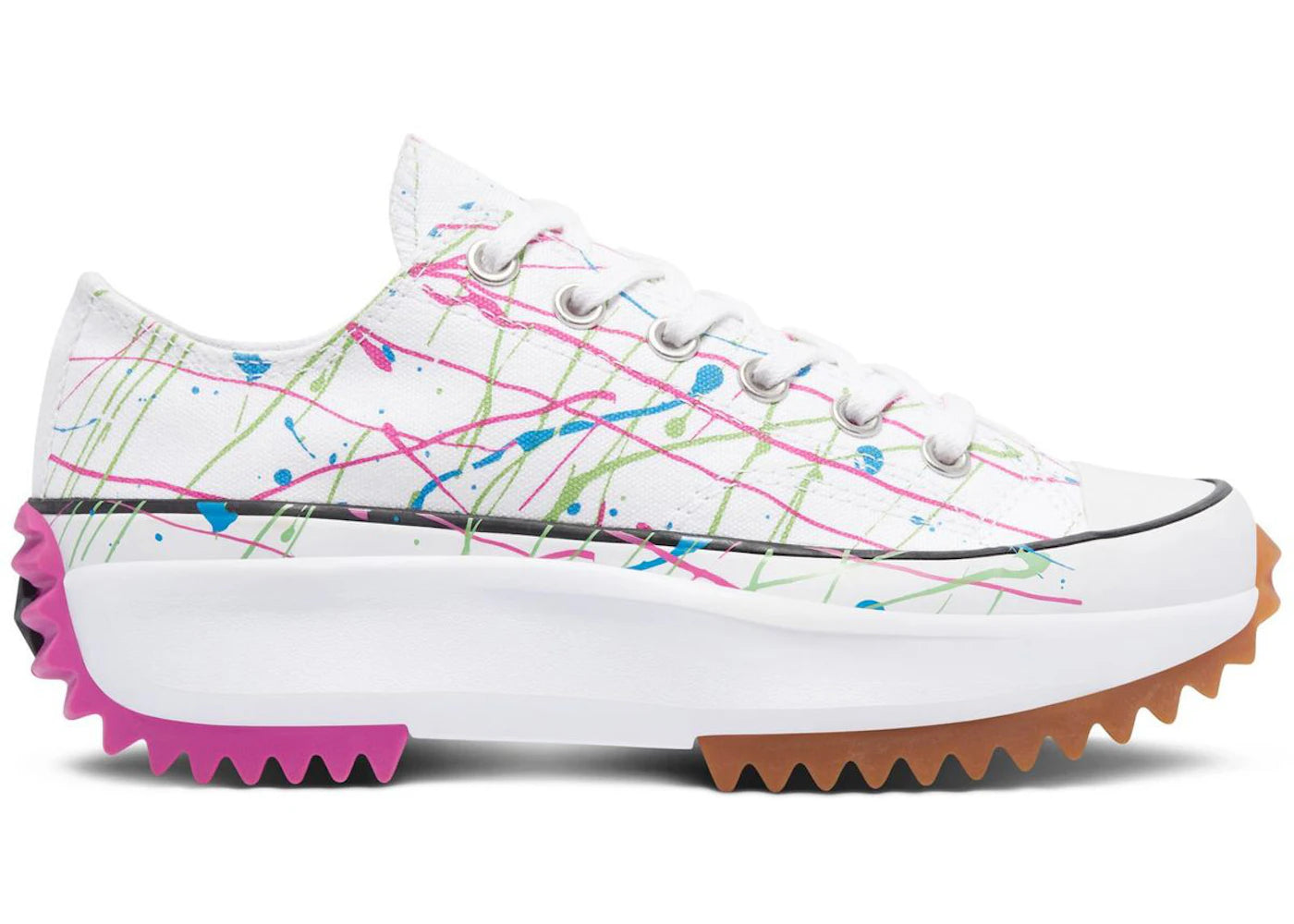 Converse Run Star Hike Ox-Paint Splatter White (Women's)