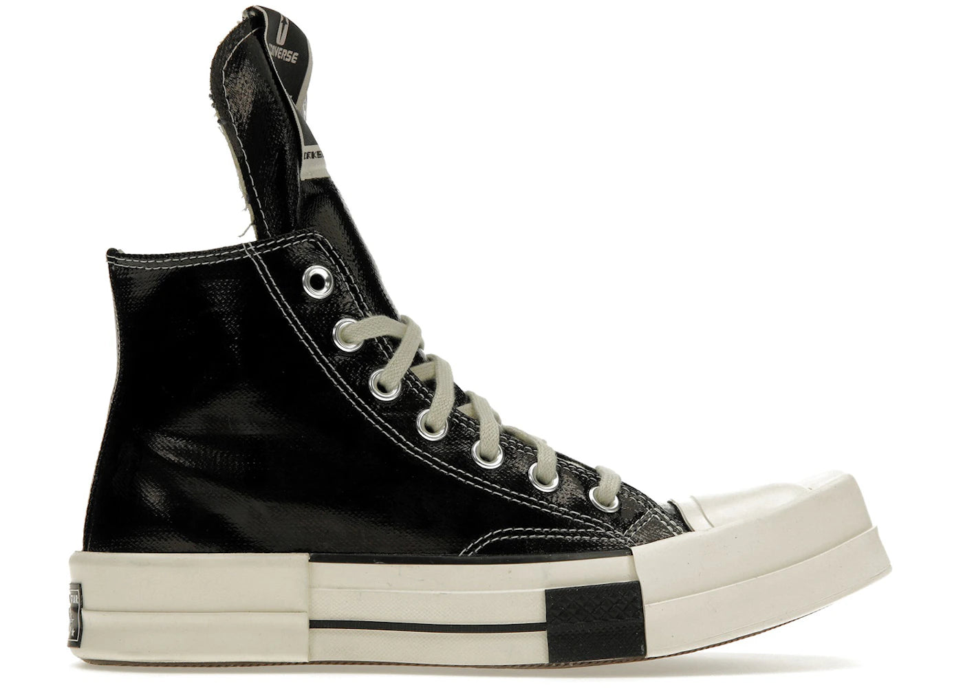 Converse TURBODRK Chuck Taylor All Star 70 Hi-Rick Owens DRKSHDW Black Lacquered Denim