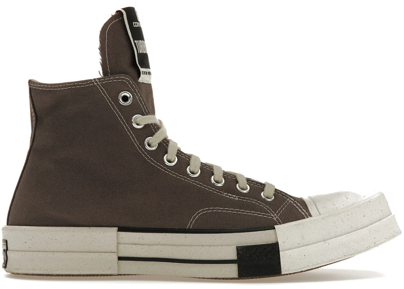 Converse TURBODRK Laceless Chuck Taylor All Star 70 Hi-Rick Owens DRKSHDW Iron