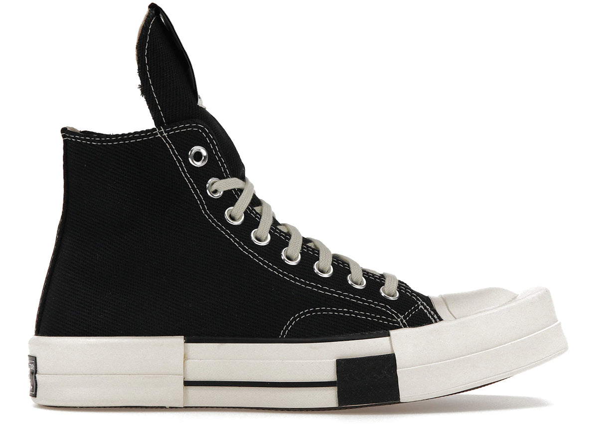 Converse TURBODRK Chuck Taylor All Star 70 Hi Rick Owens DRKSHDW Black - main view