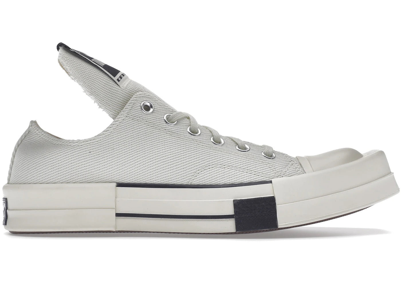 Converse TURBODRK Chuck Taylor All Star 70 Ox-Rick Owens DRKSHDW White