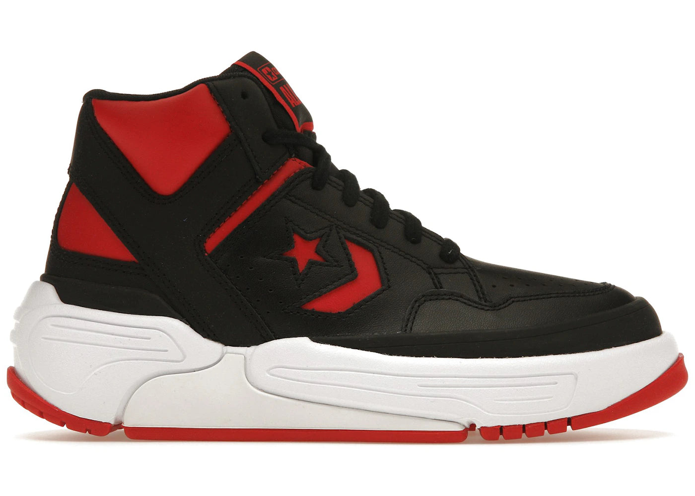 Converse Weapon CX Mid-Black Casino White Colorblocked Leather