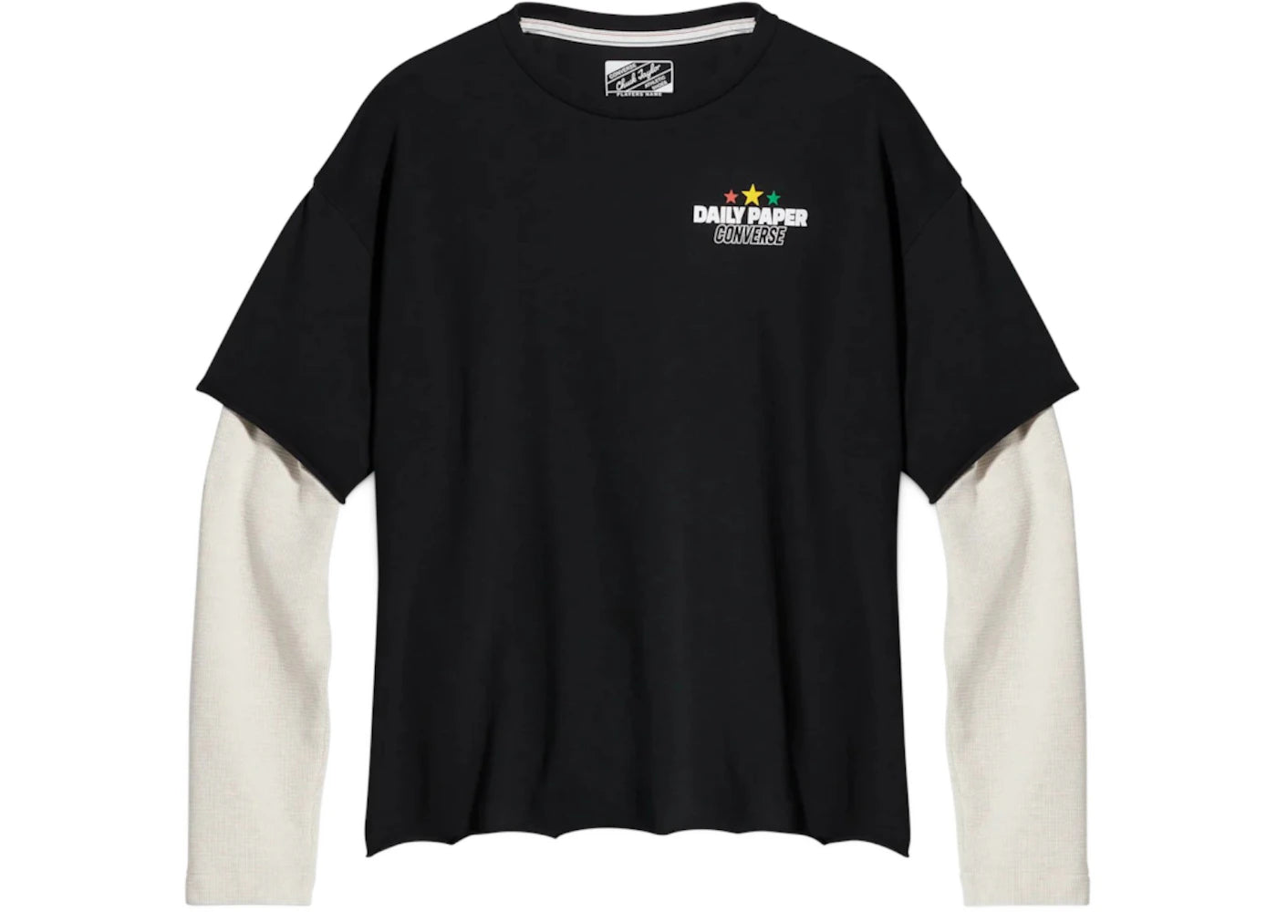 Converse x Daily Paper Thermal T-shirt-Black/White