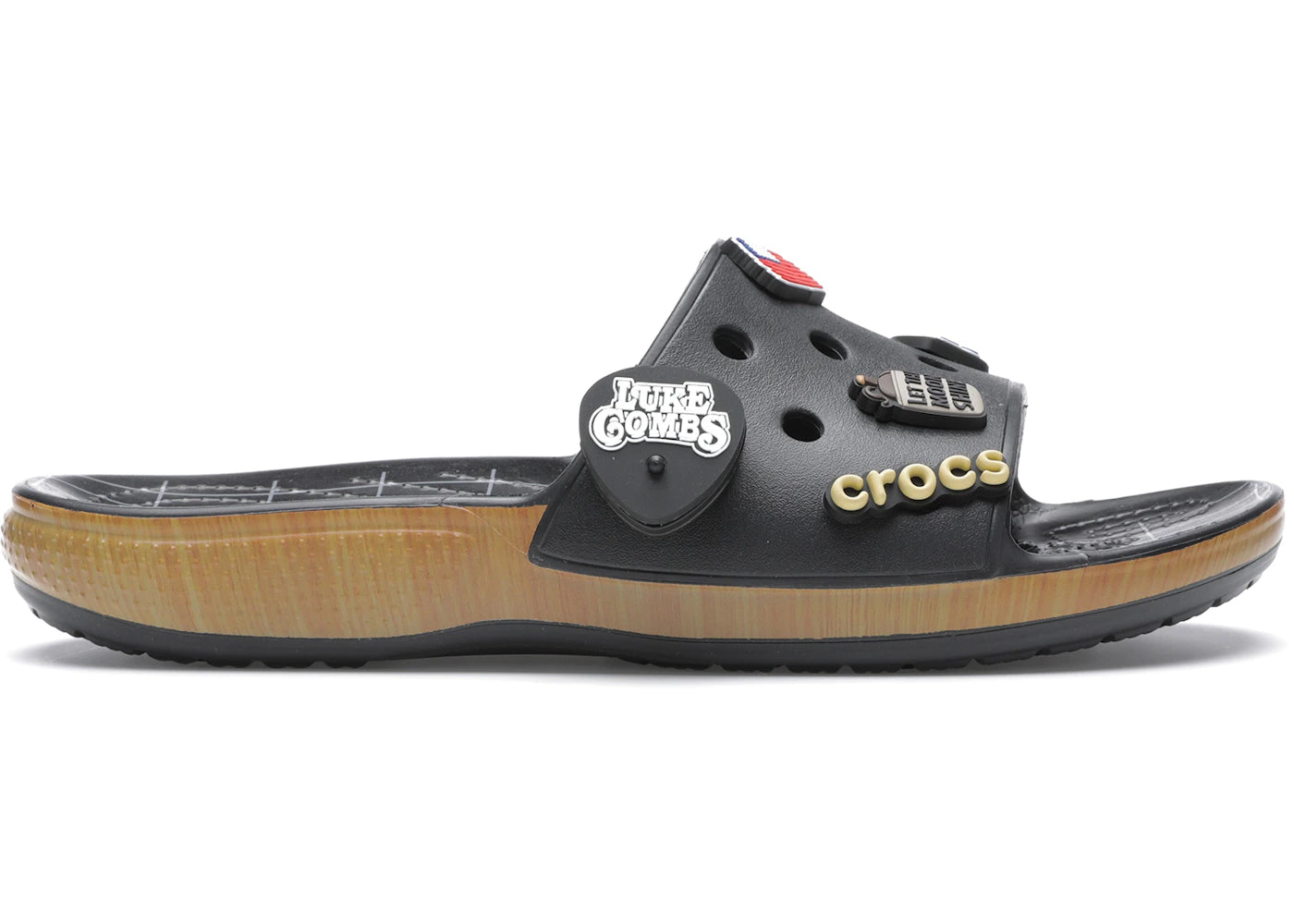 Crocs Classic Bootlegger Slide-Luke Combs Black