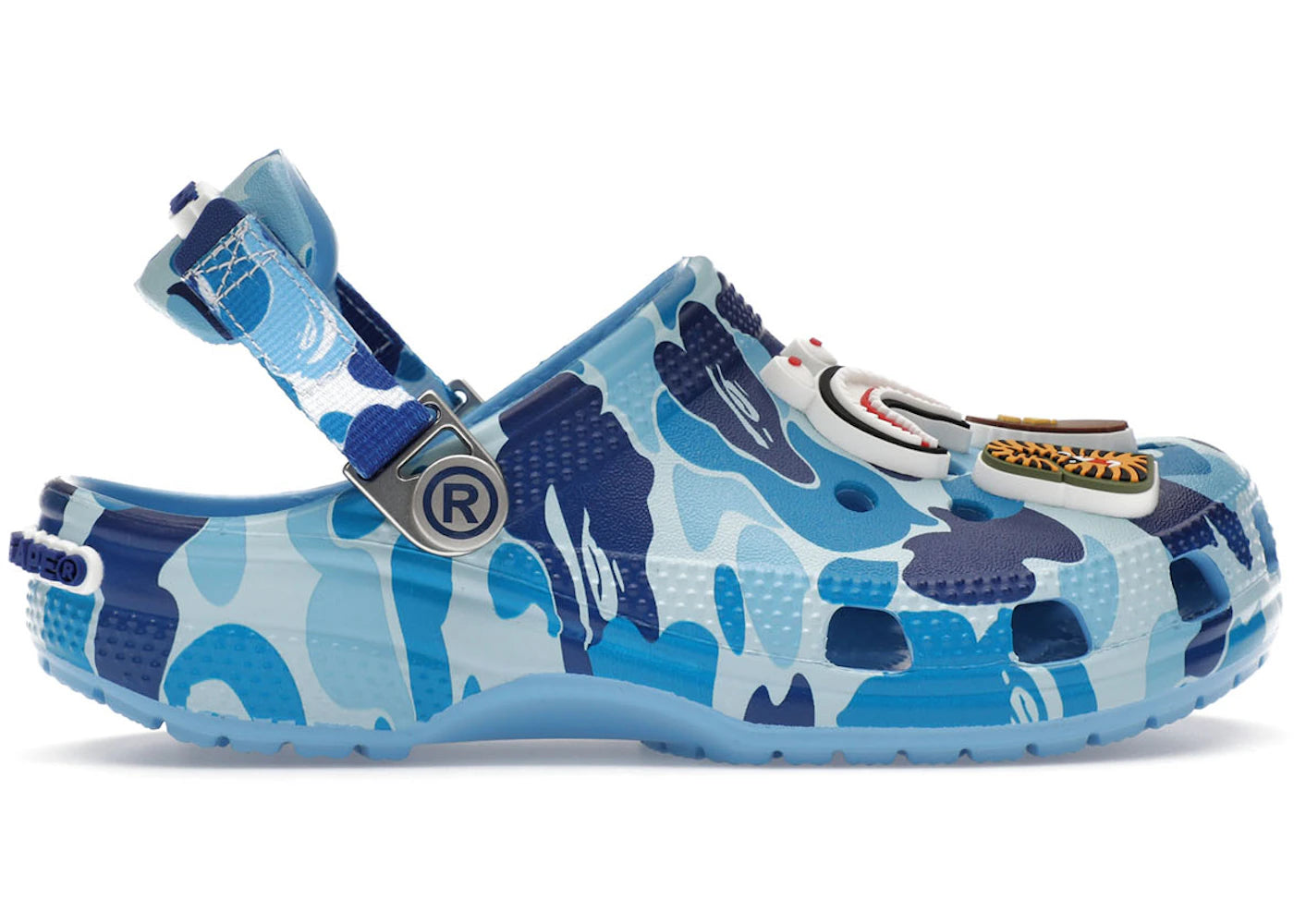 Crocs Classic Clog-A Bathing Ape ABC Camo Blue (Kids)