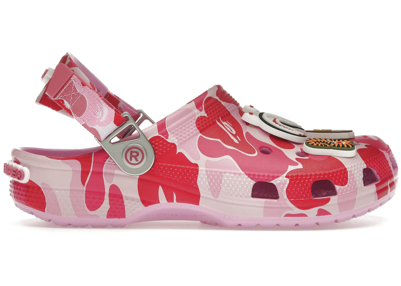 Crocs Classic Clog A Bathing Ape ABC Camo Pink - main view