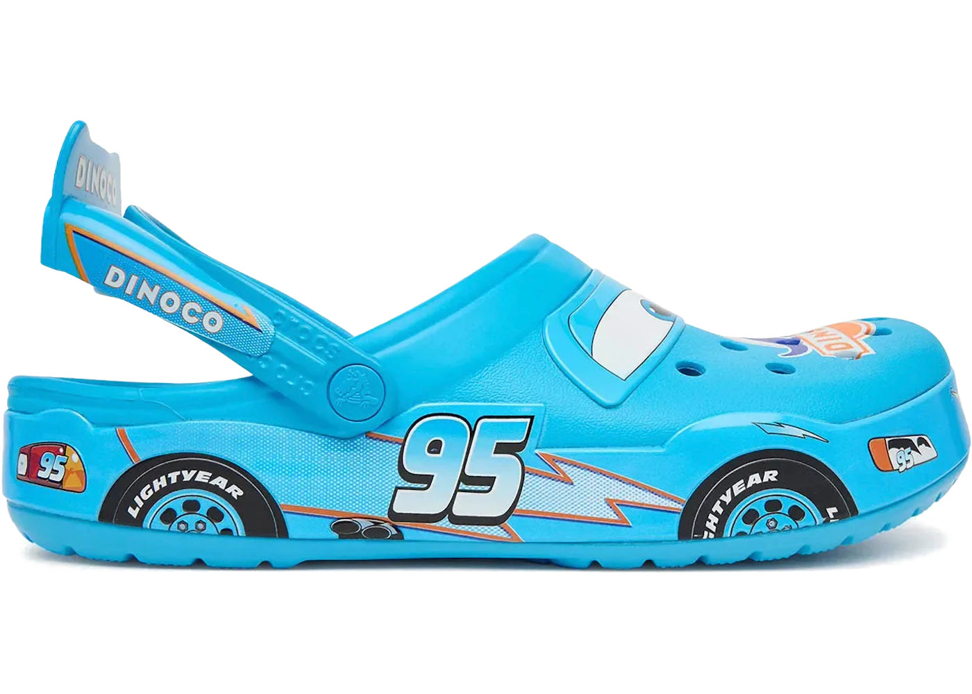 Crocs Crocband Clog Cars Lightning McQueen Dinoco - main view
