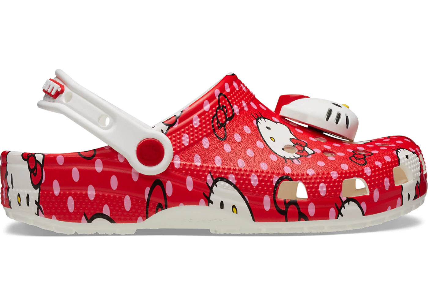 Crocs Classic Clog-Hello Kitty Red Polka Dots