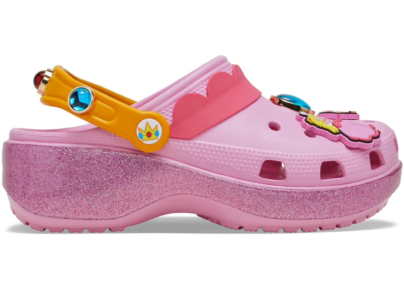 Crocs Classic Platform Clog Super Mario Bros. Princess Peach