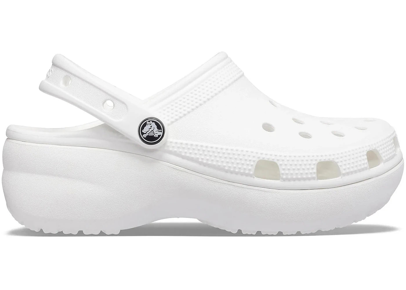Crocs Classic Platform Clog-White (Women's)