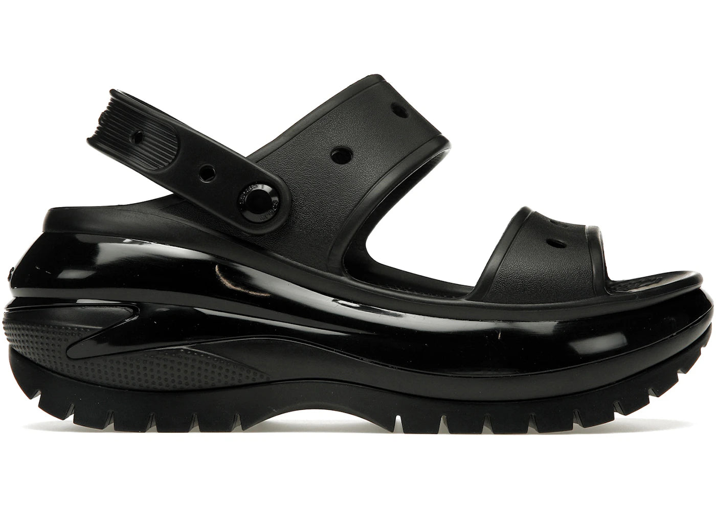 Crocs Mega Crush Sandal-Black