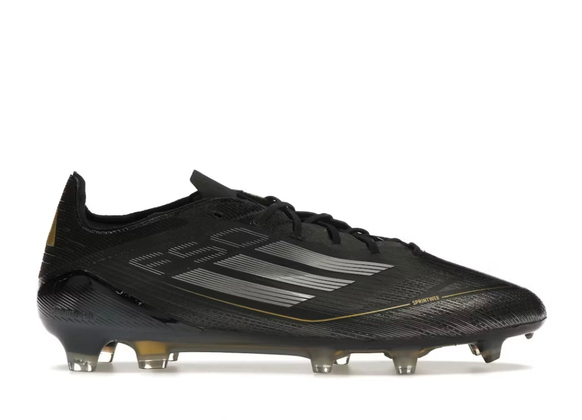 Adidas Adizero F50 Elite FG Core Nero Ferro Metallico Oro