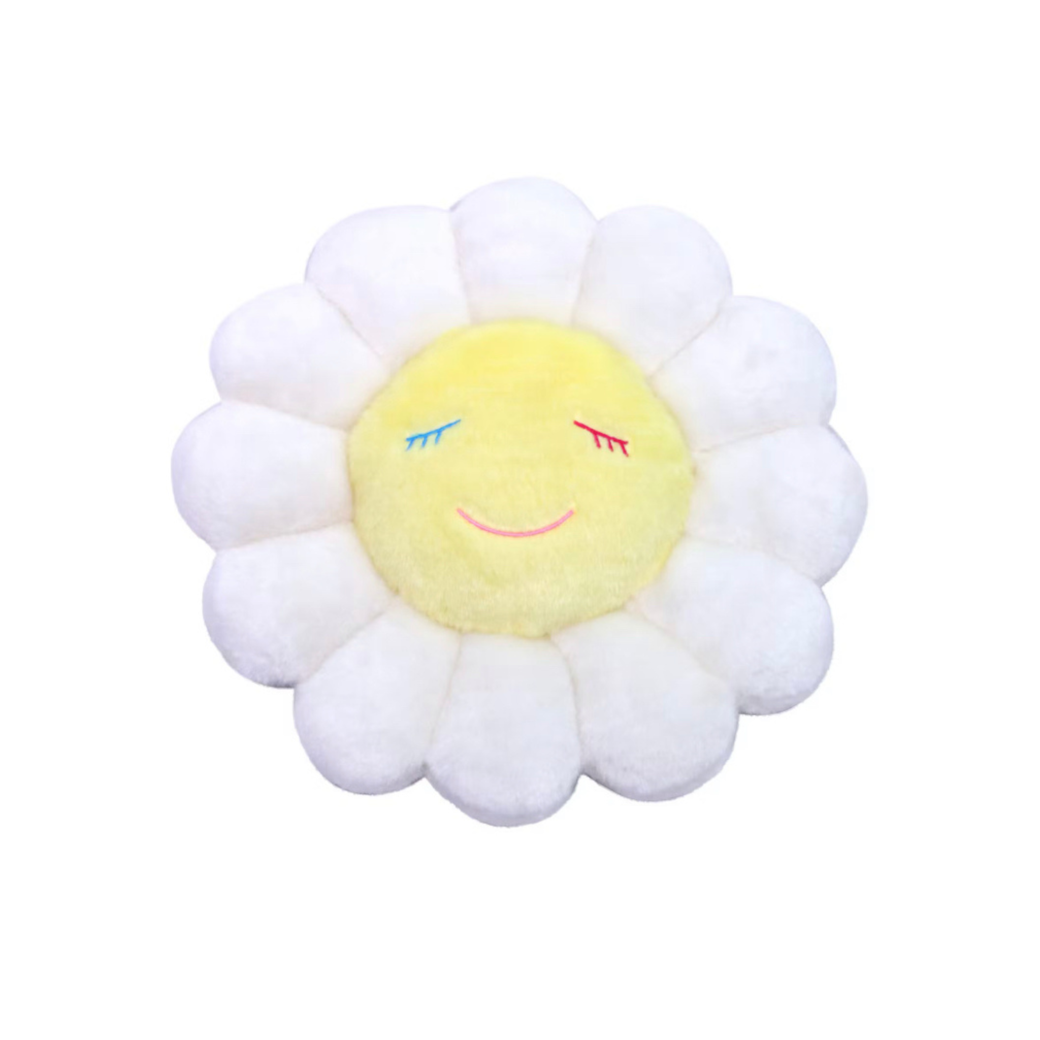 Takashi Murakami Flower Plush White