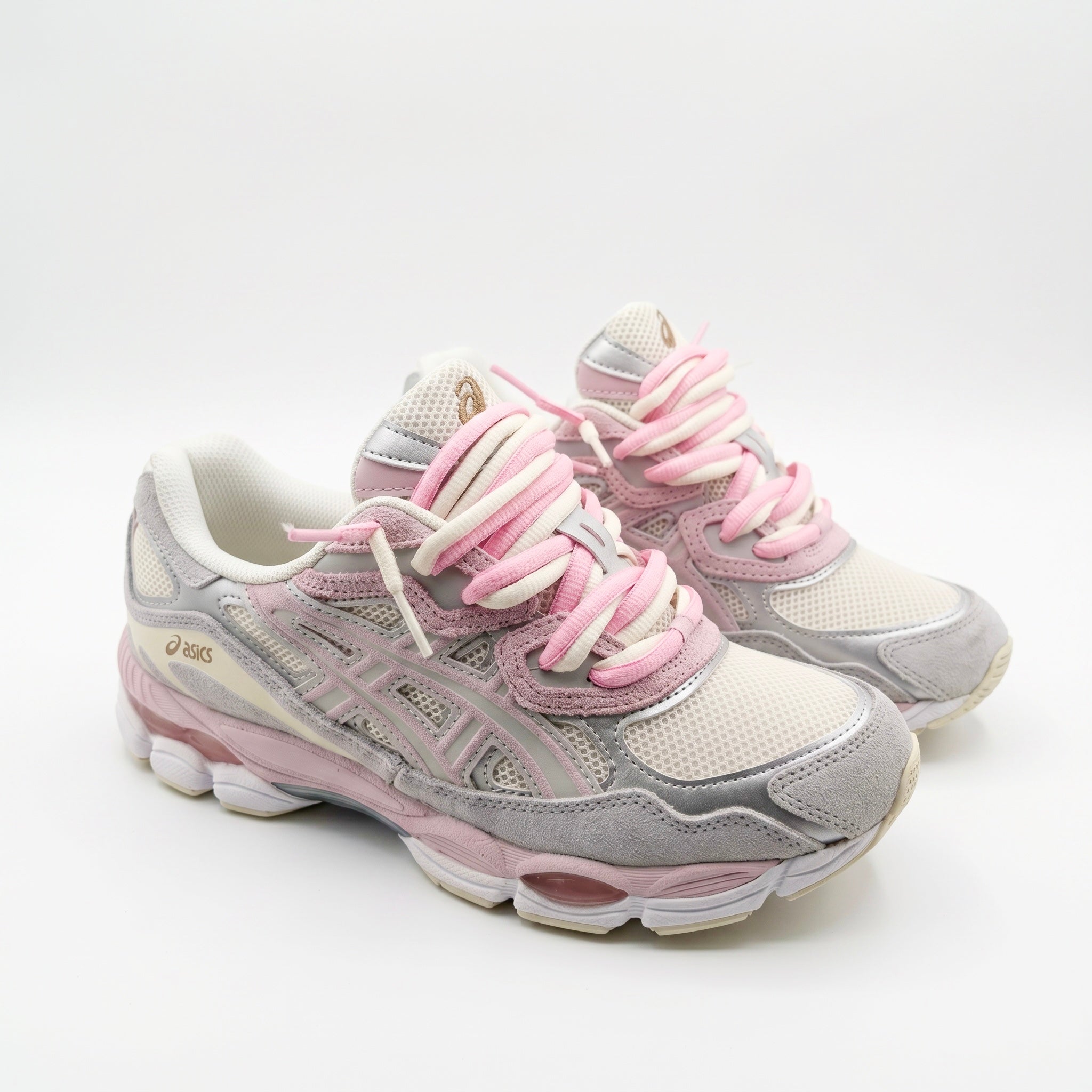 ASICS Gel NYC Concrete Barely Rose Double Lace