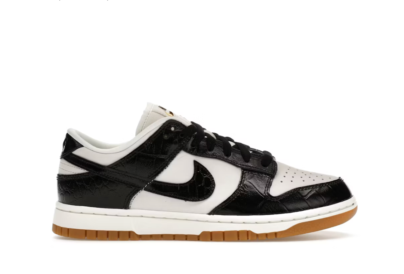 Nike Dunk Low LX Black Sail Gum Light Brown