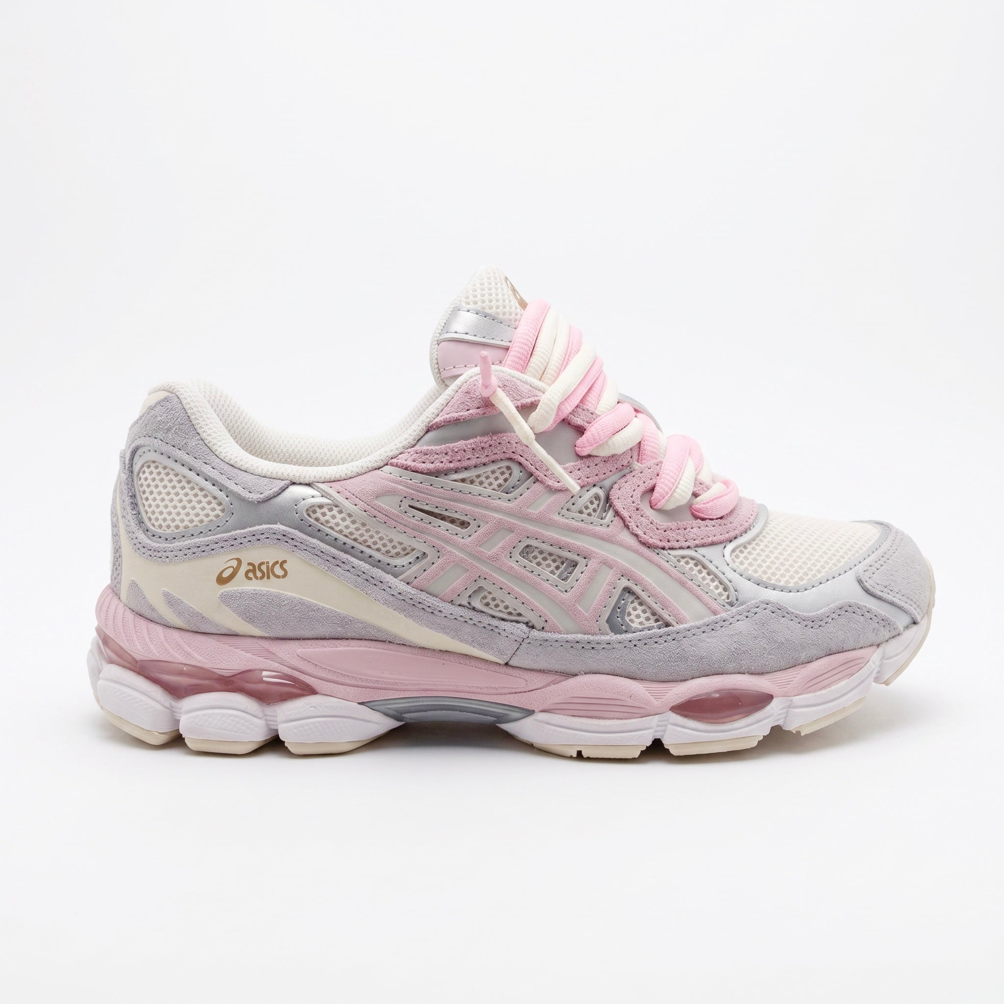 ASICS Gel-NYC Concrete Barely Rose Double Laces