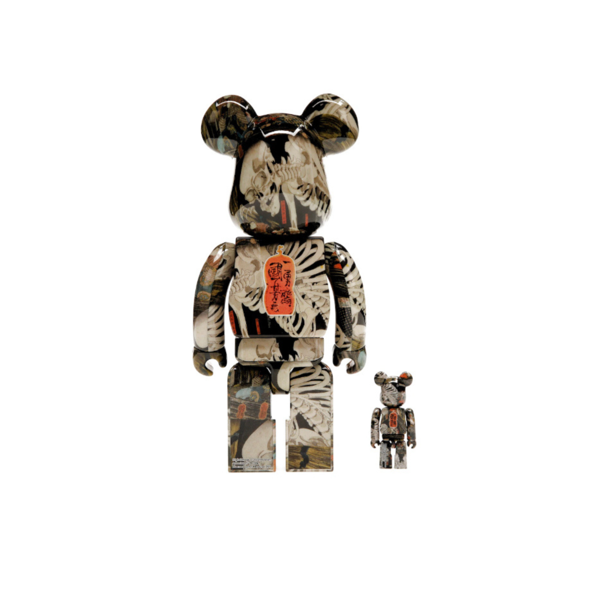 Bearbrick Utagawa Kuniyoshi 100% & 400% Set