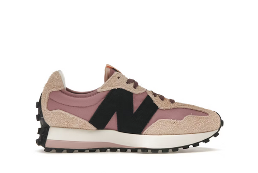 New Balance 327 Bianco Nero Rosa 