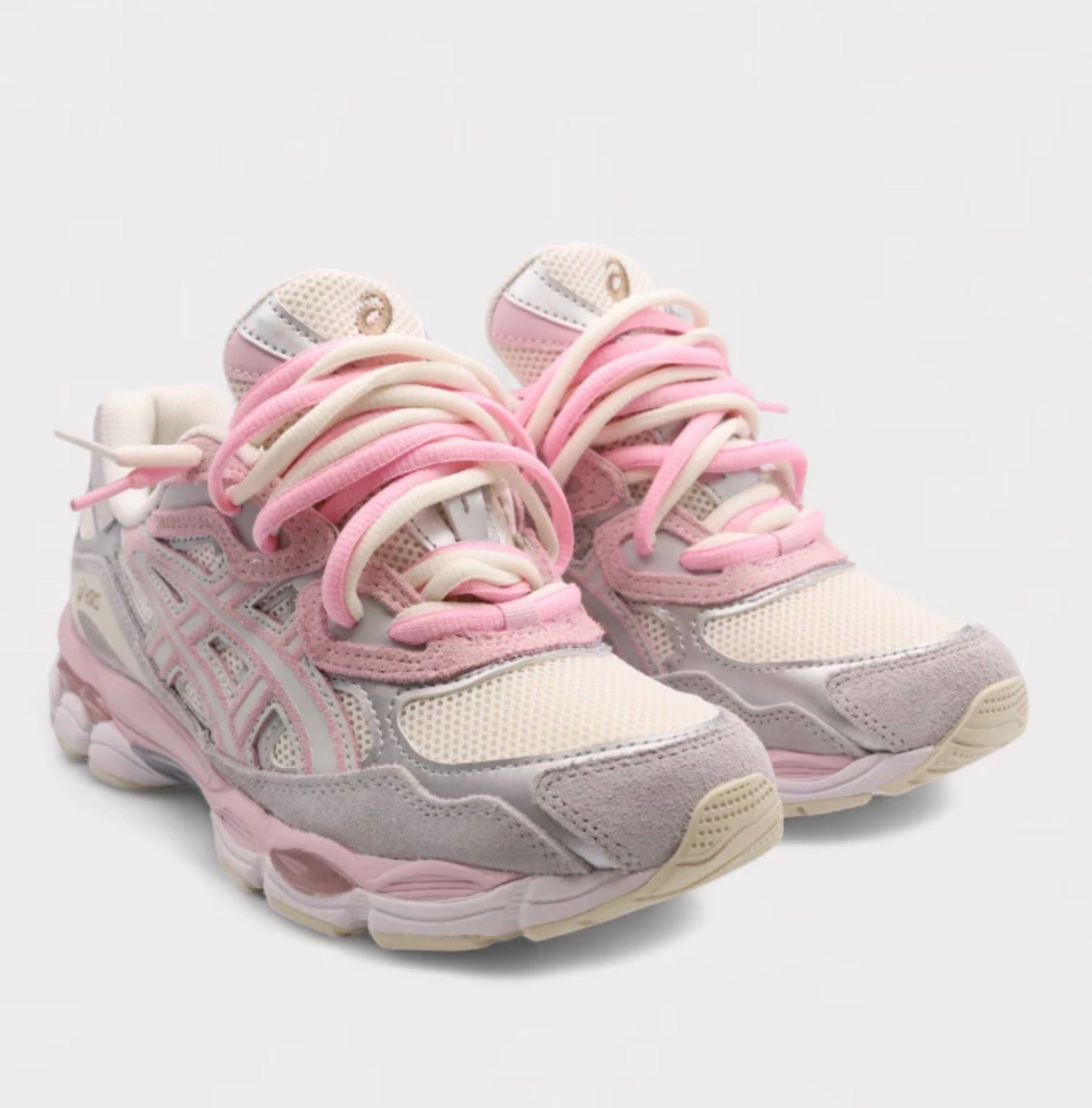 ASICS Gel-NYC Concrete Barely Rose Pink Double Lace