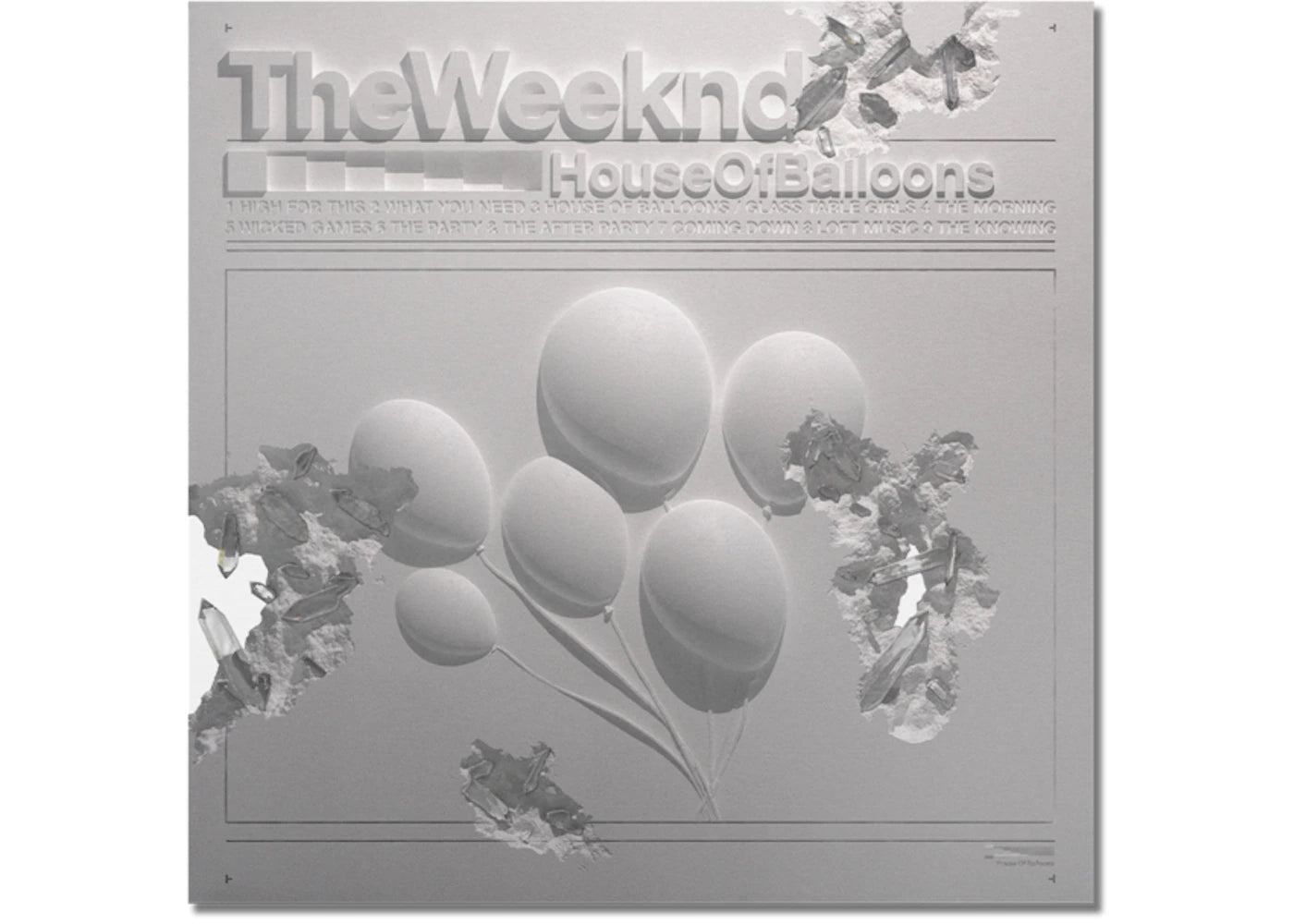 Daniel Arsham x The Weeknd House of Balloons Anniversary 2LP Vinyl - main view