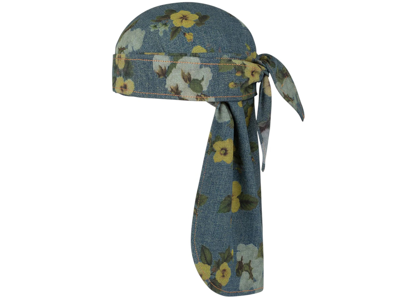 Denim Tears Coton Fleur De-Lis Denim Durag-Multicolore