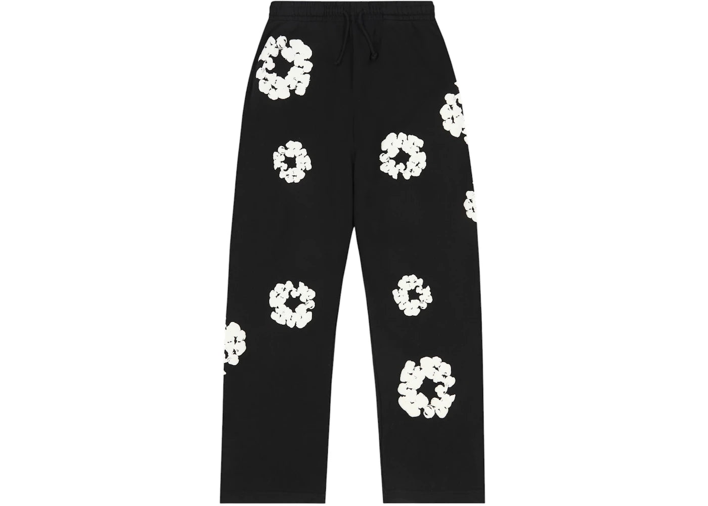 Denim Tears Cotton Wreath Baggy Sweatpants-Black