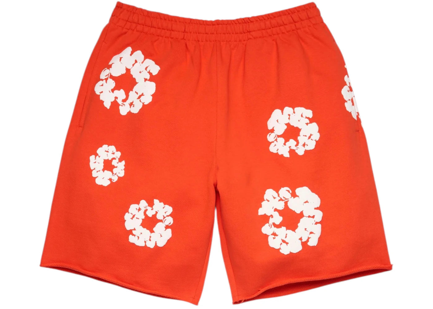 Denim Tears Cotton Wreath Sweatshorts Dark Orange