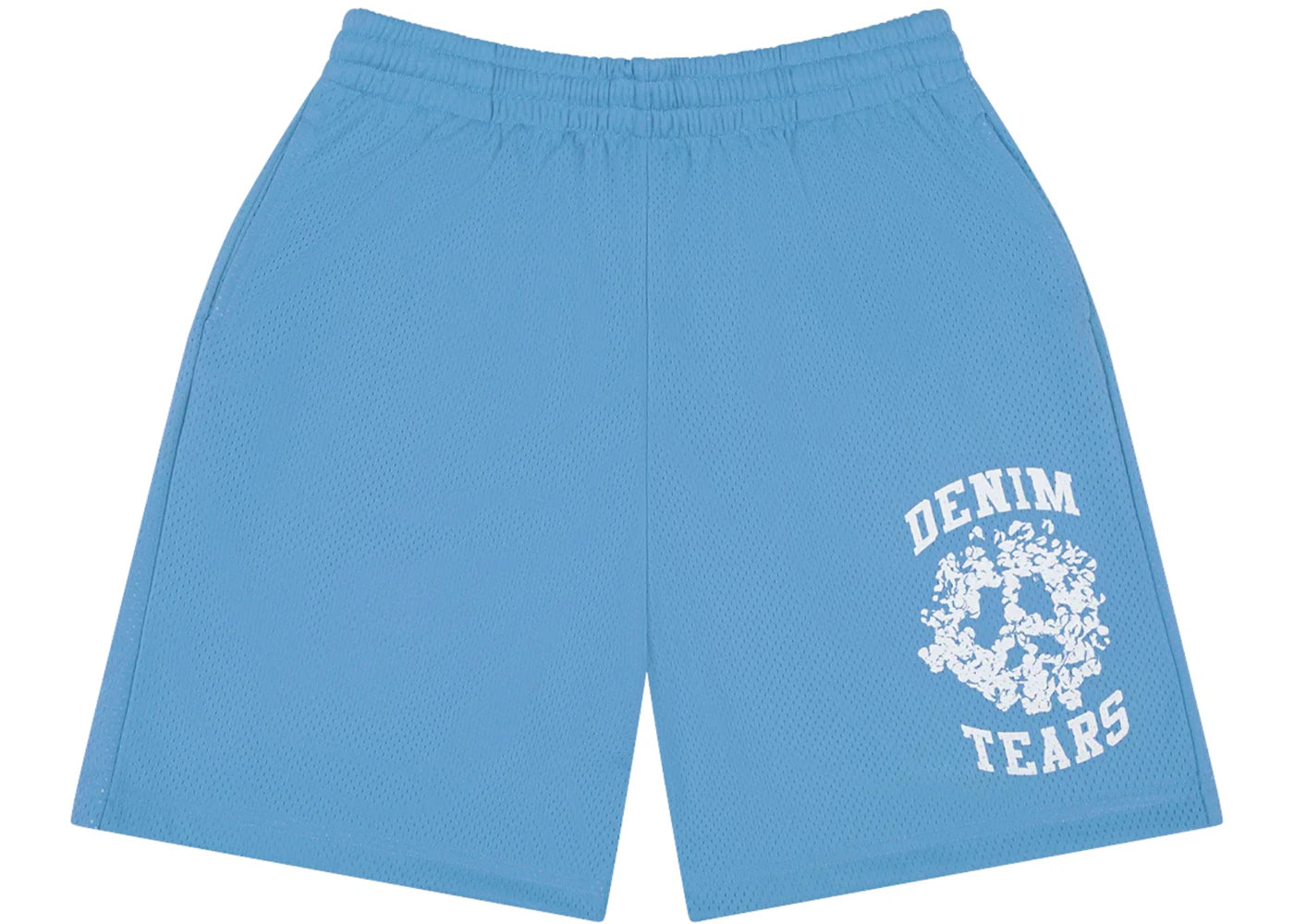 Denim Tears Denim University Mesh Shorts-Light Blue