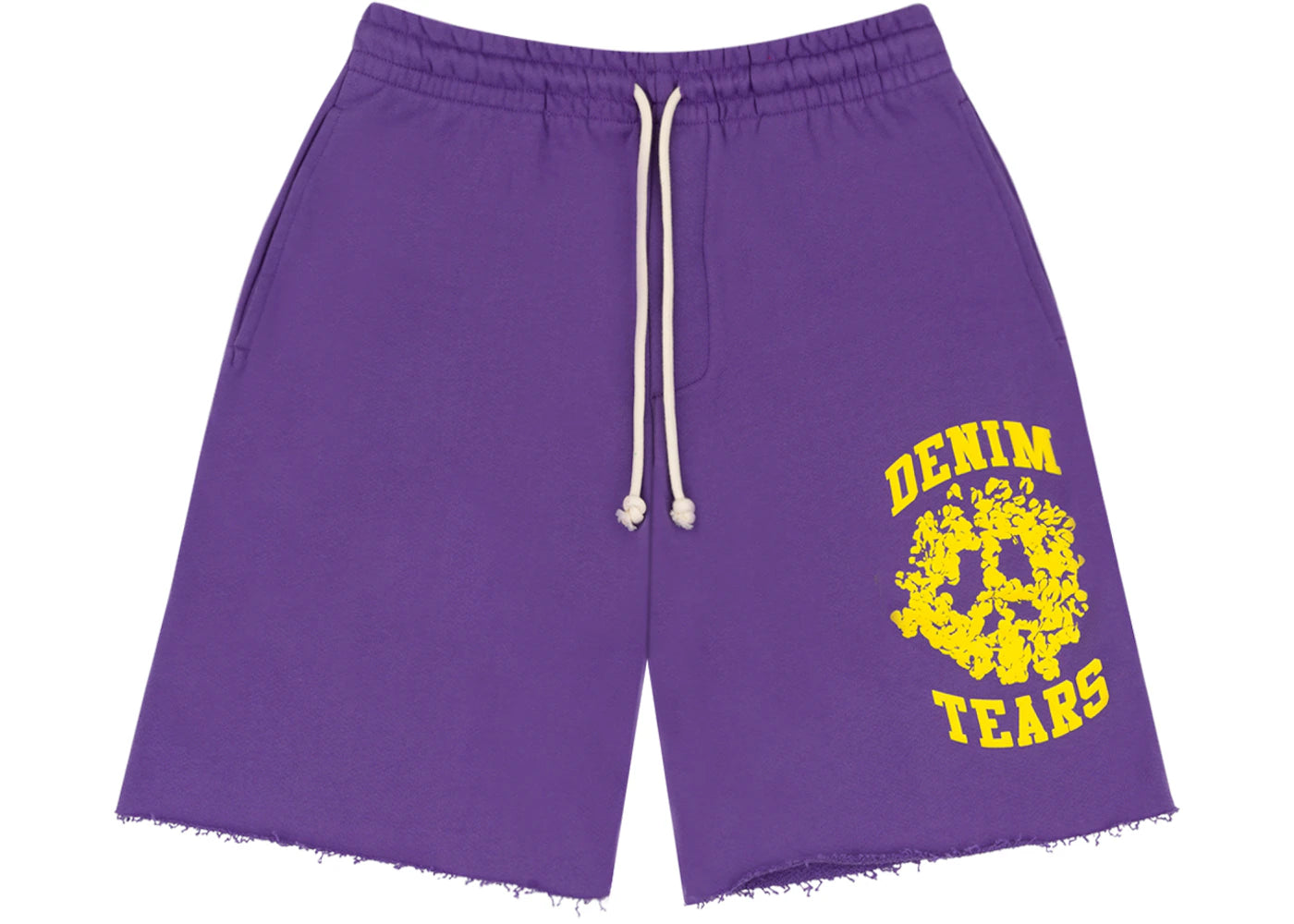 Denim Tears Denim University Sweat Shorts-Purple