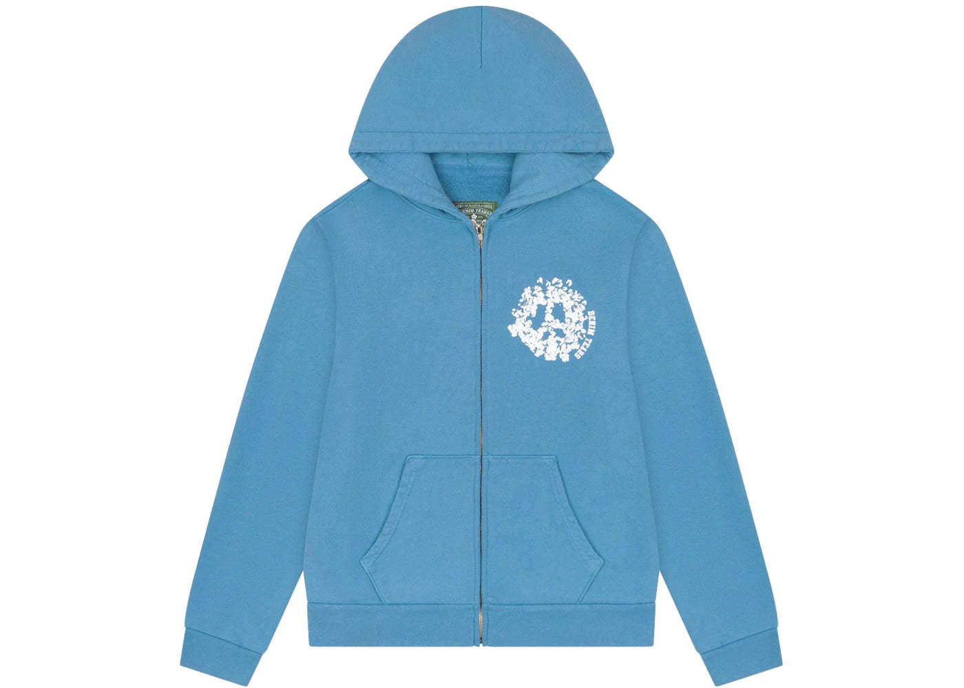 Denim Tears Denim University Zip Hoodie-Light Blue
