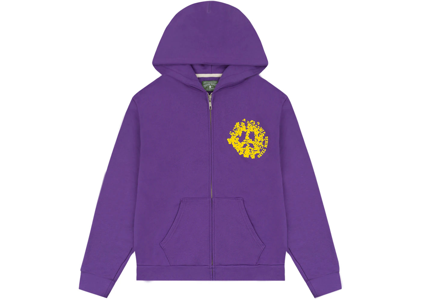 Denim Tears Denim University Zip Hoodie-Purple