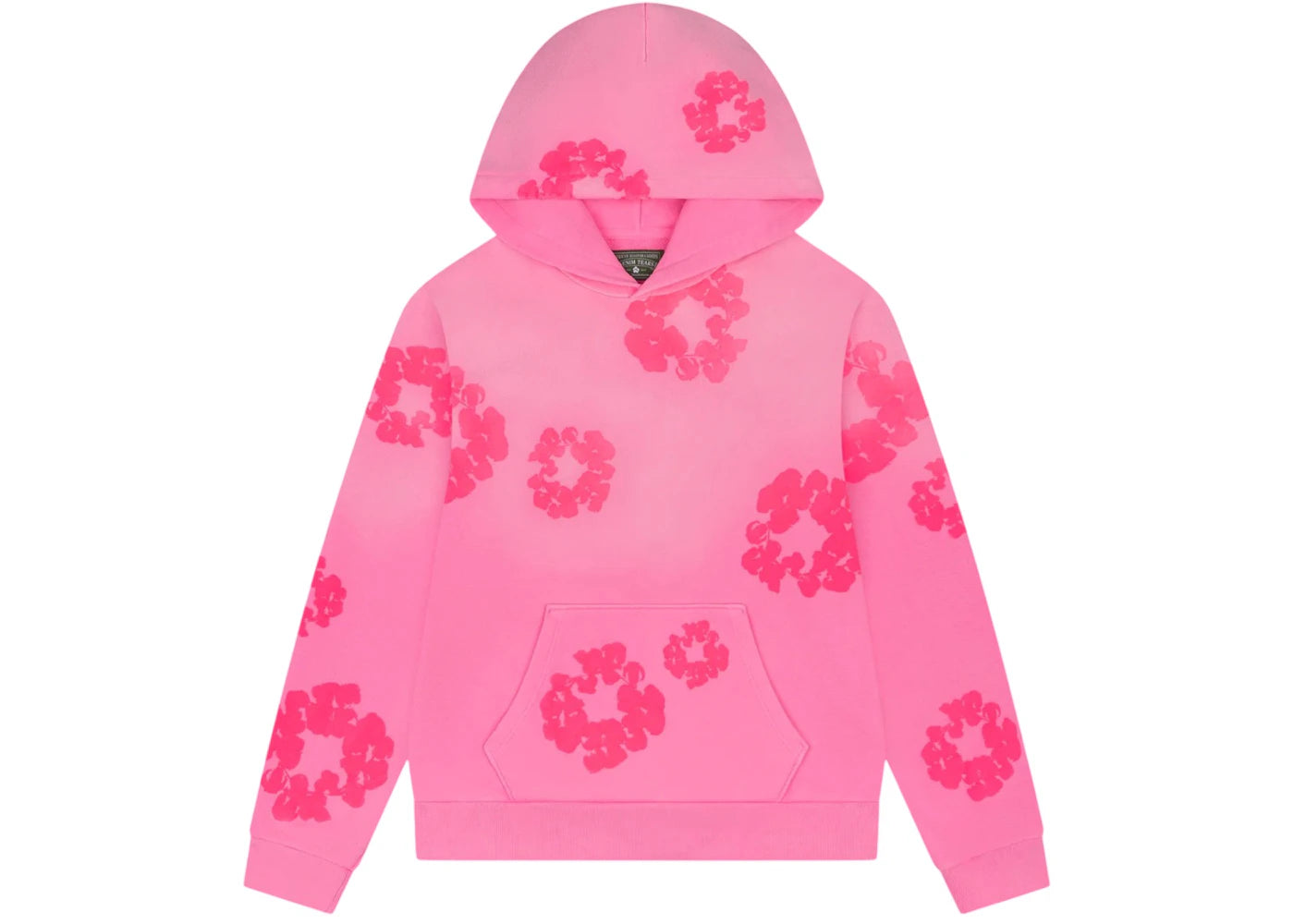 Denim Tears Mono Cotton Wreath Hoodie-Pink