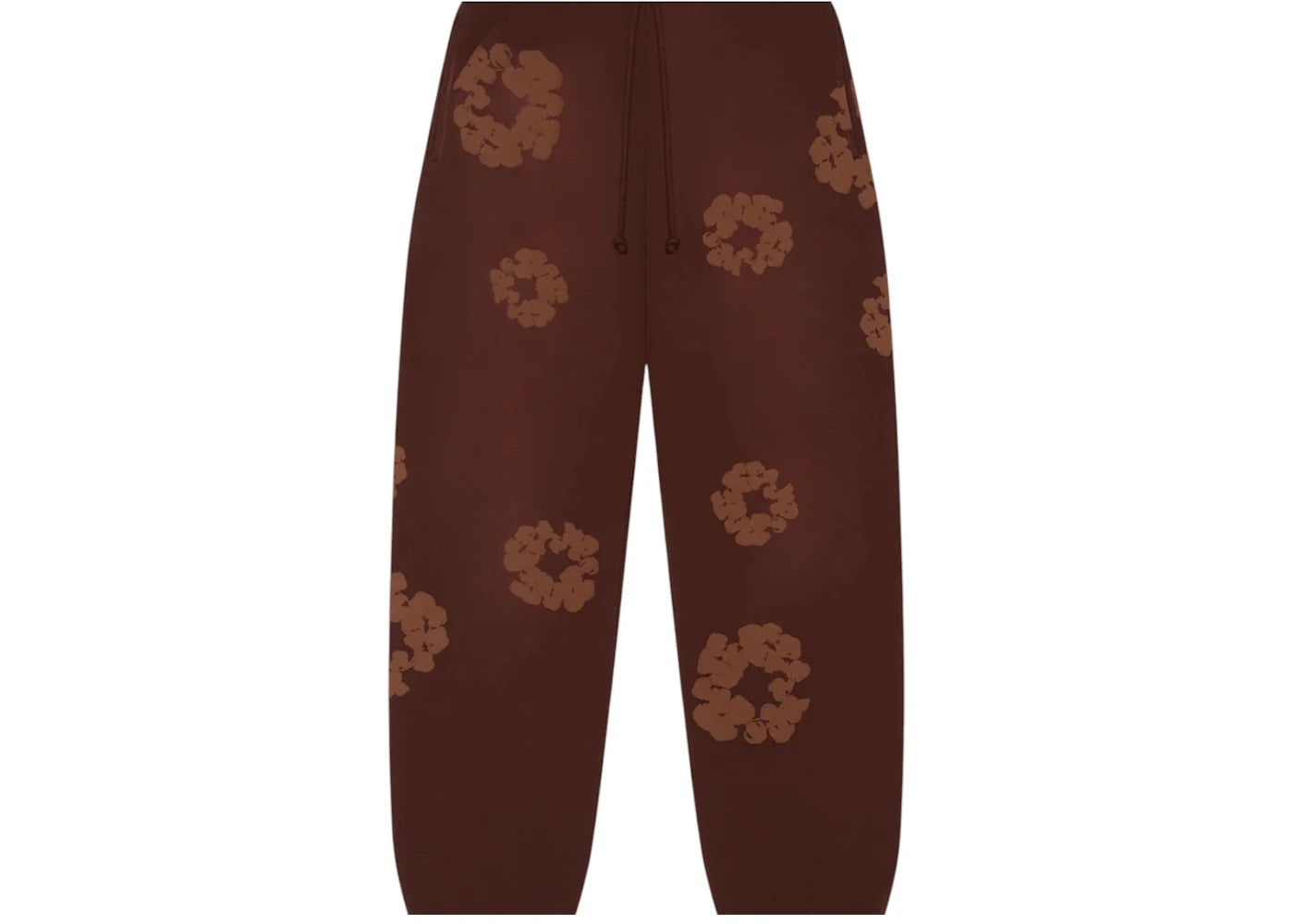 Denim Tears Mono Cotton Wreath Sweatpants-Brown