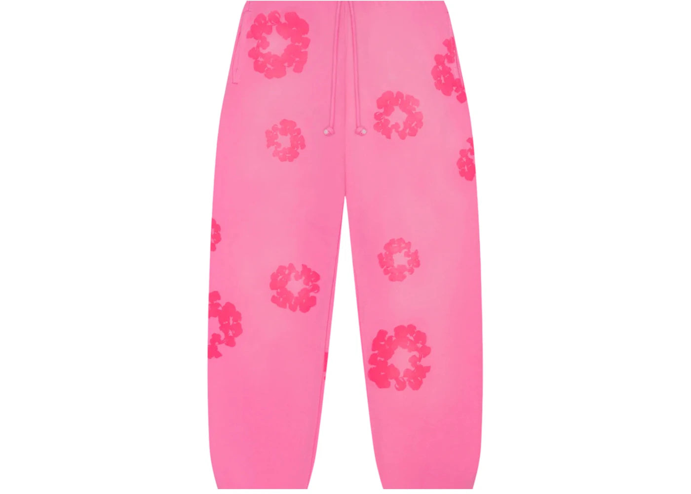 Denim Tears Mono Cotton Wreath Sweatpants-Pink