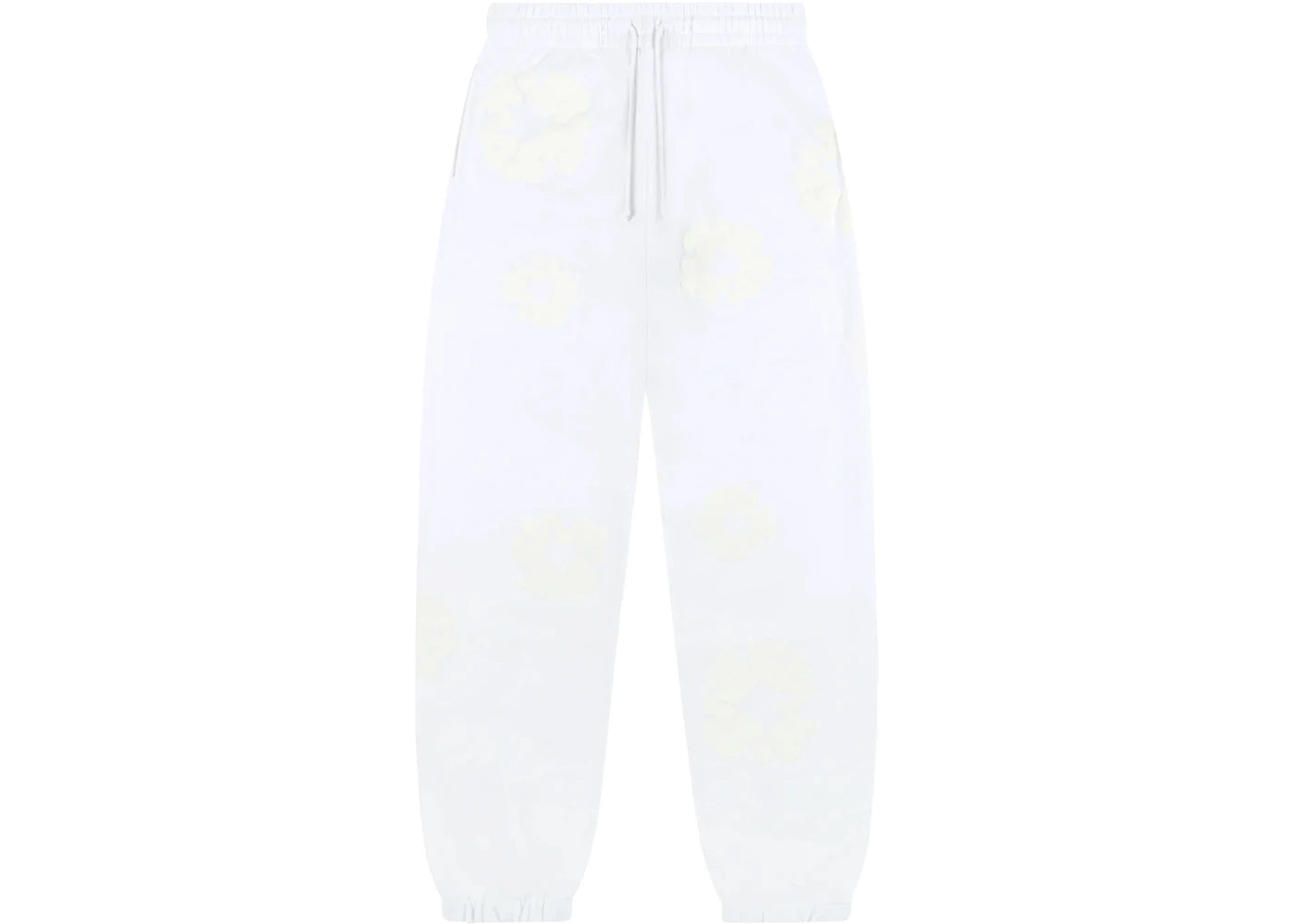 Denim Tears Mono Cotton Wreath Sweatpants-White