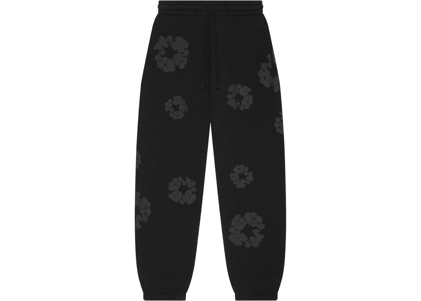 Denim Tears Mono Wreath Sweatpants-Black