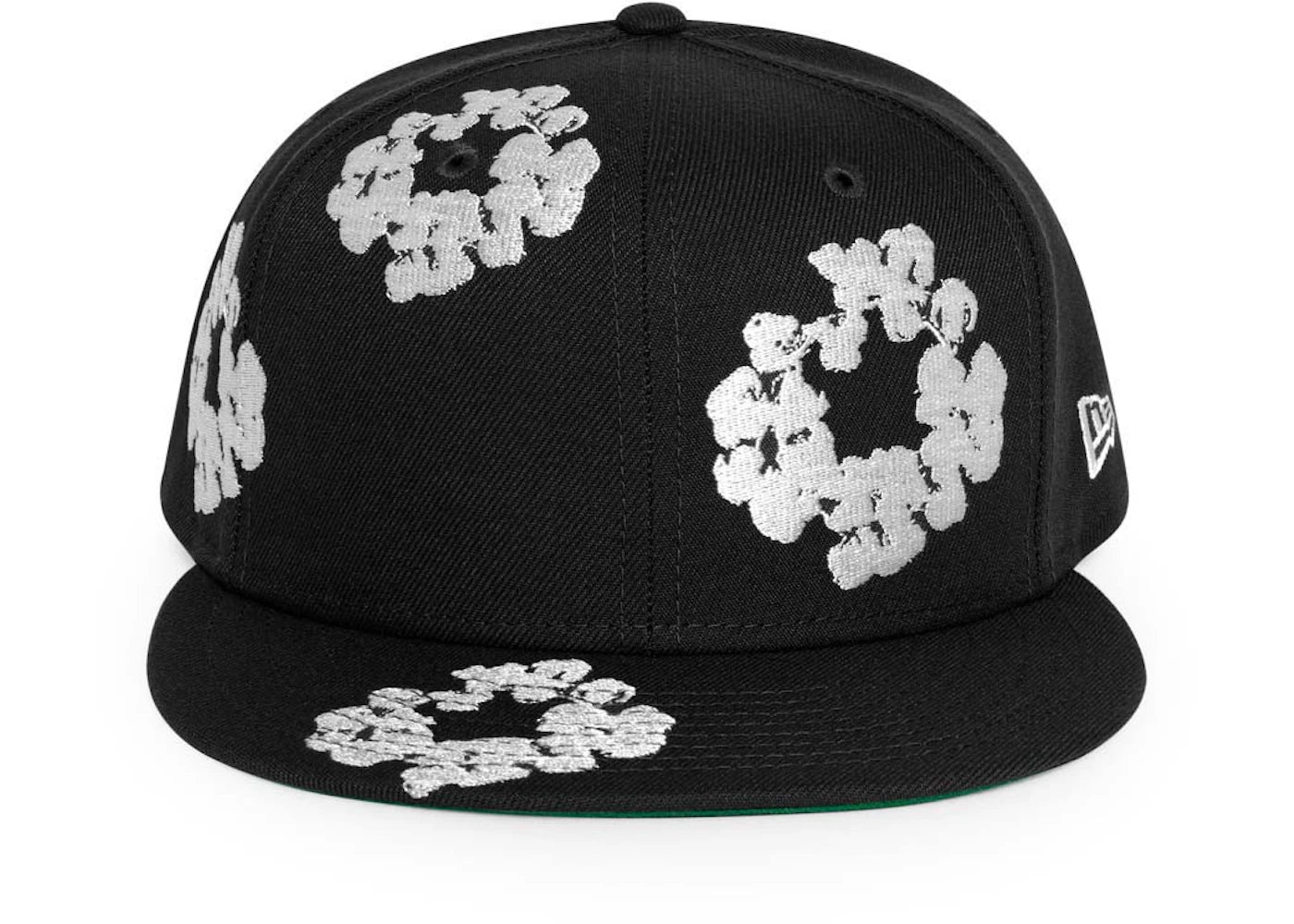 Denim Tears New Era Cotton Wreath 59/50 Cap-Black