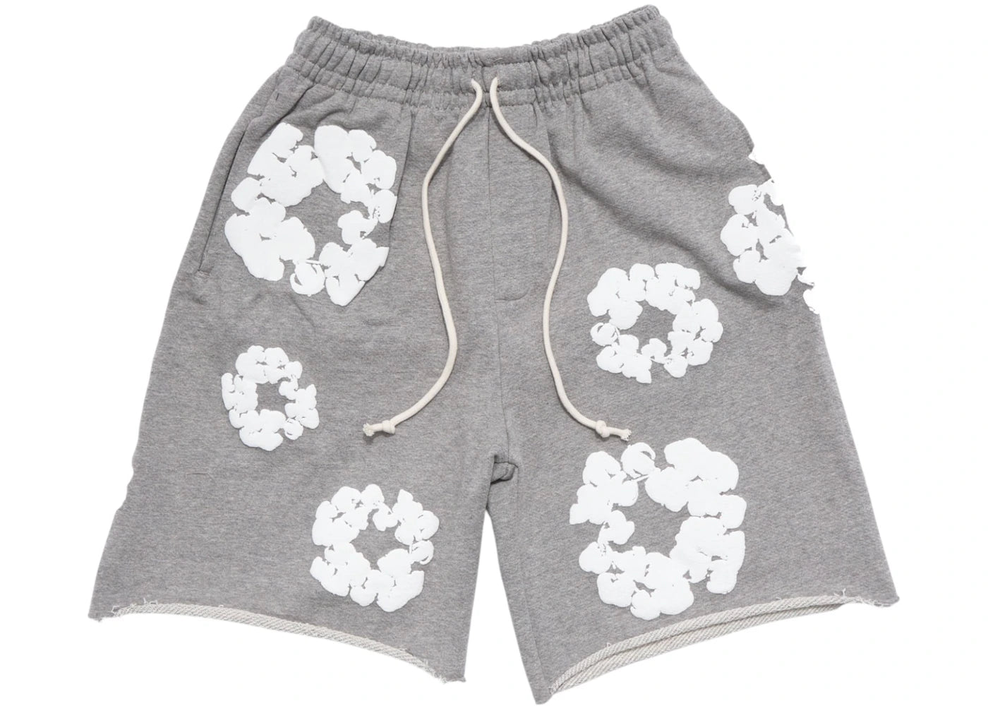 Denim Tears The Cotton Wreath Shorts-Grey