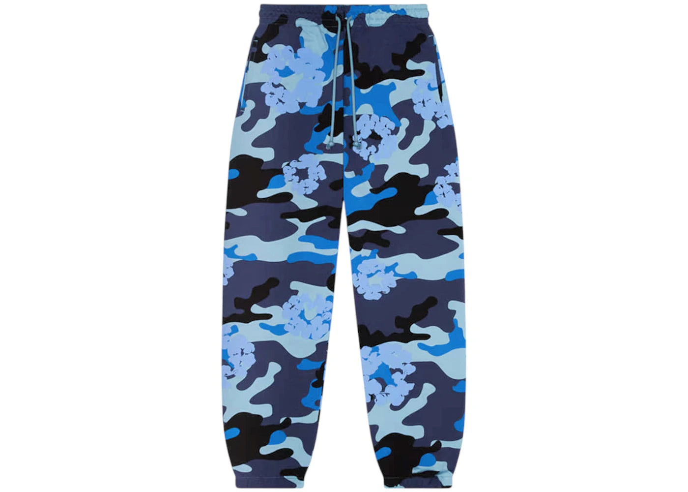 Denim Tears The Cotton Wreath Sweatpant-Blue Camo