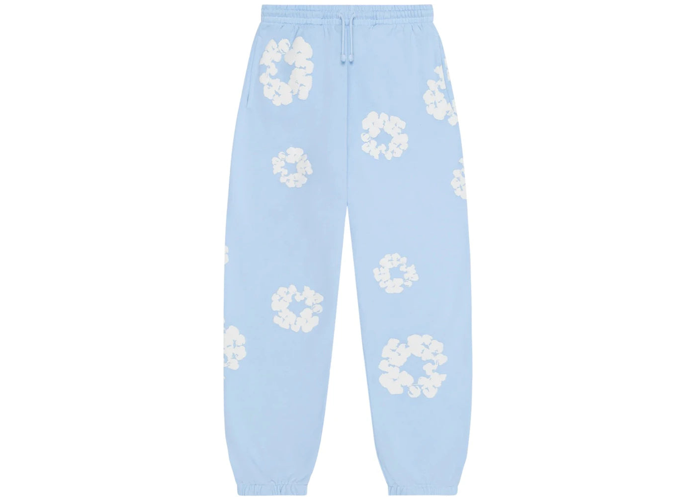 Denim Tears The Cotton Wreath Sweatpants-Powder Blue