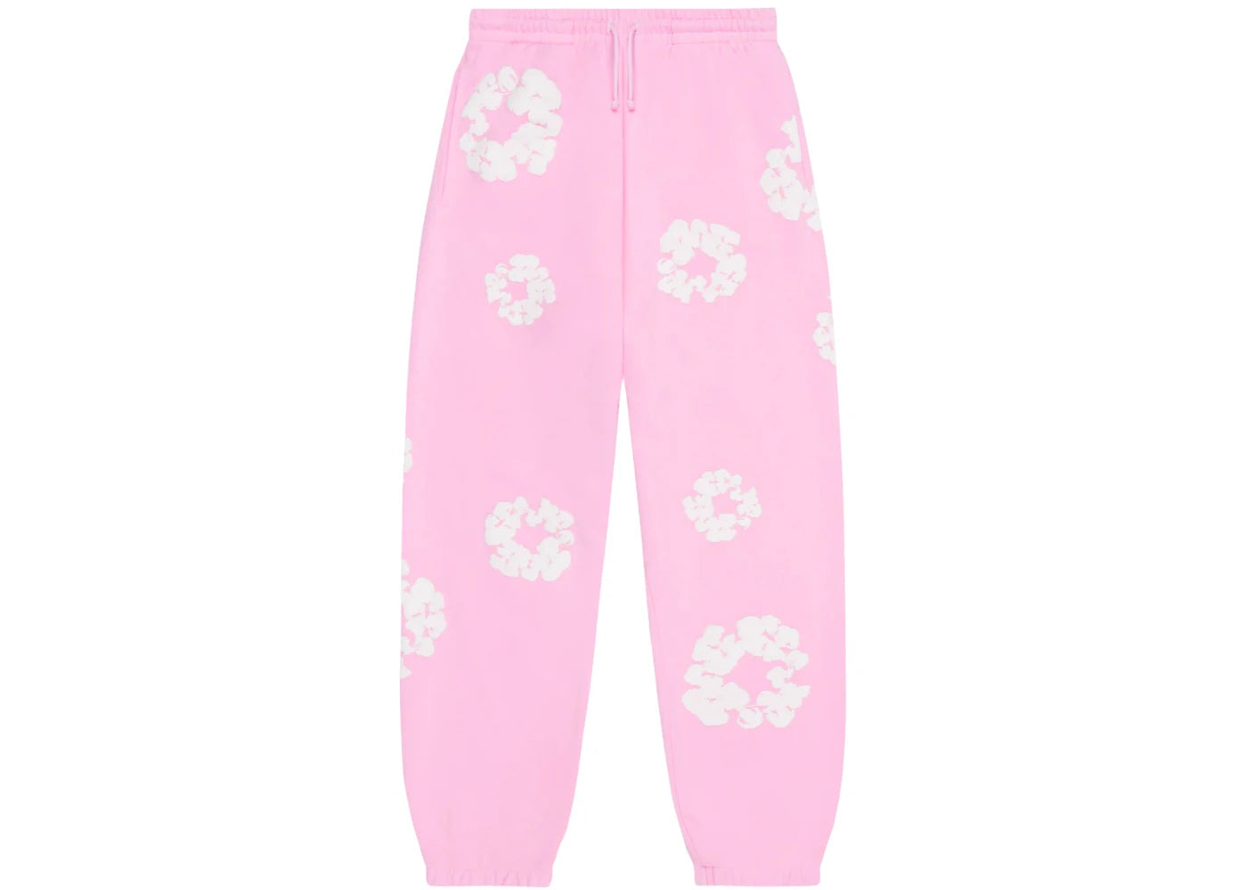 Denim Tears The Cotton Wreath Sweatpants-Powder Pink