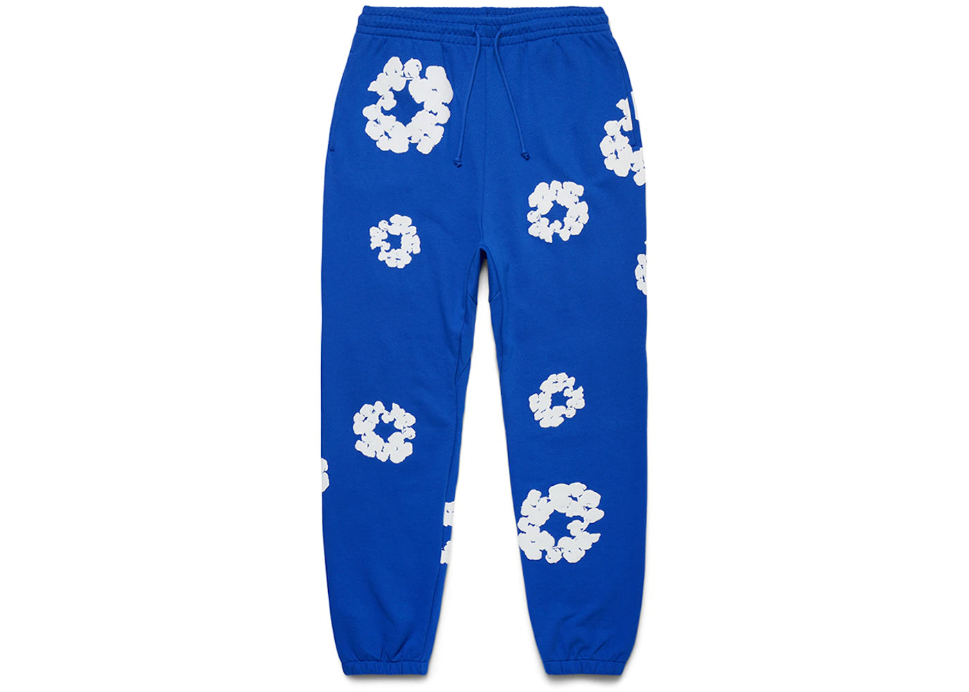 Denim Tears The Cotton Wreath Sweatpants-Royal Blue