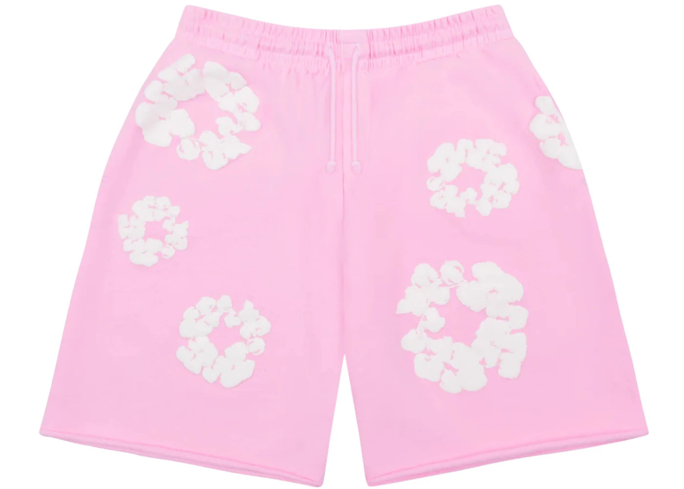 Denim Tears The Cotton Wreath Sweatshorts-Powder Pink