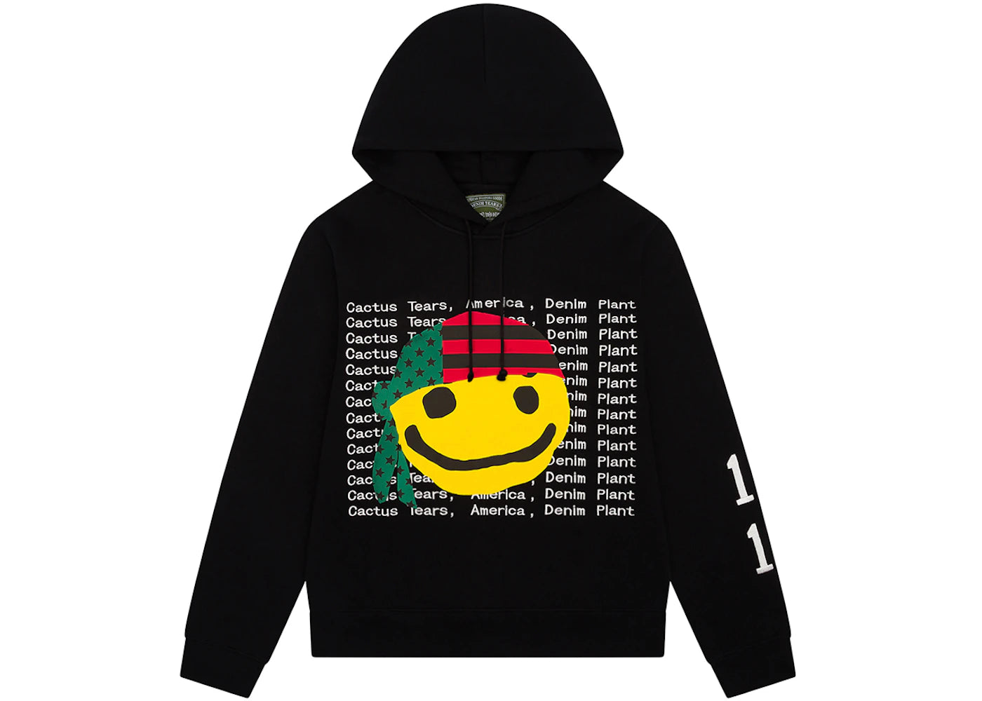 Denim Tears x CPFM Cactus Tears Hoodie-Black