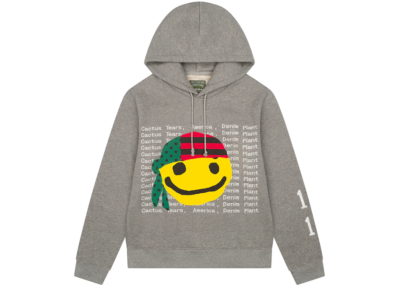 Denim Tears x CPFM Cactus Tears Hoodie-Grey