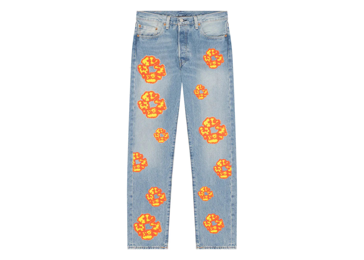 Denim Tears x Offset 501 Jeans-Light Wash