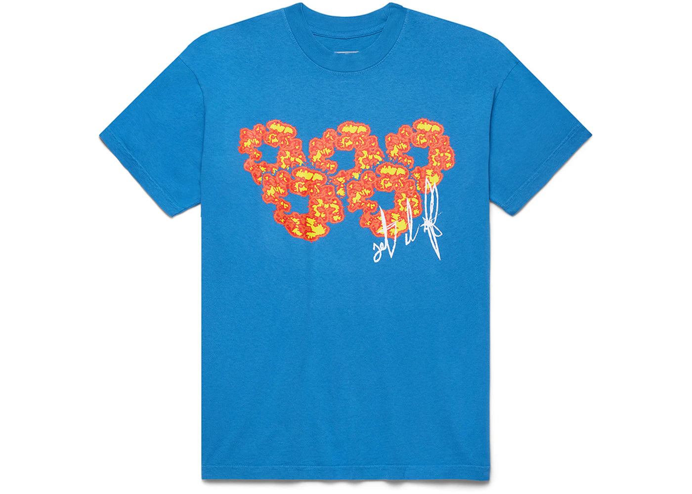 Denim Tears x Offset Set It Off #2 T-shirt-Blue