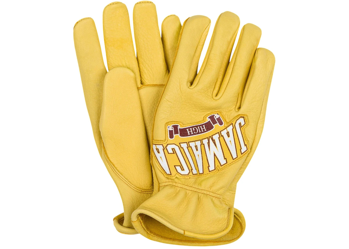 Denim Tears x Stussy Dad Gloves-Yellow